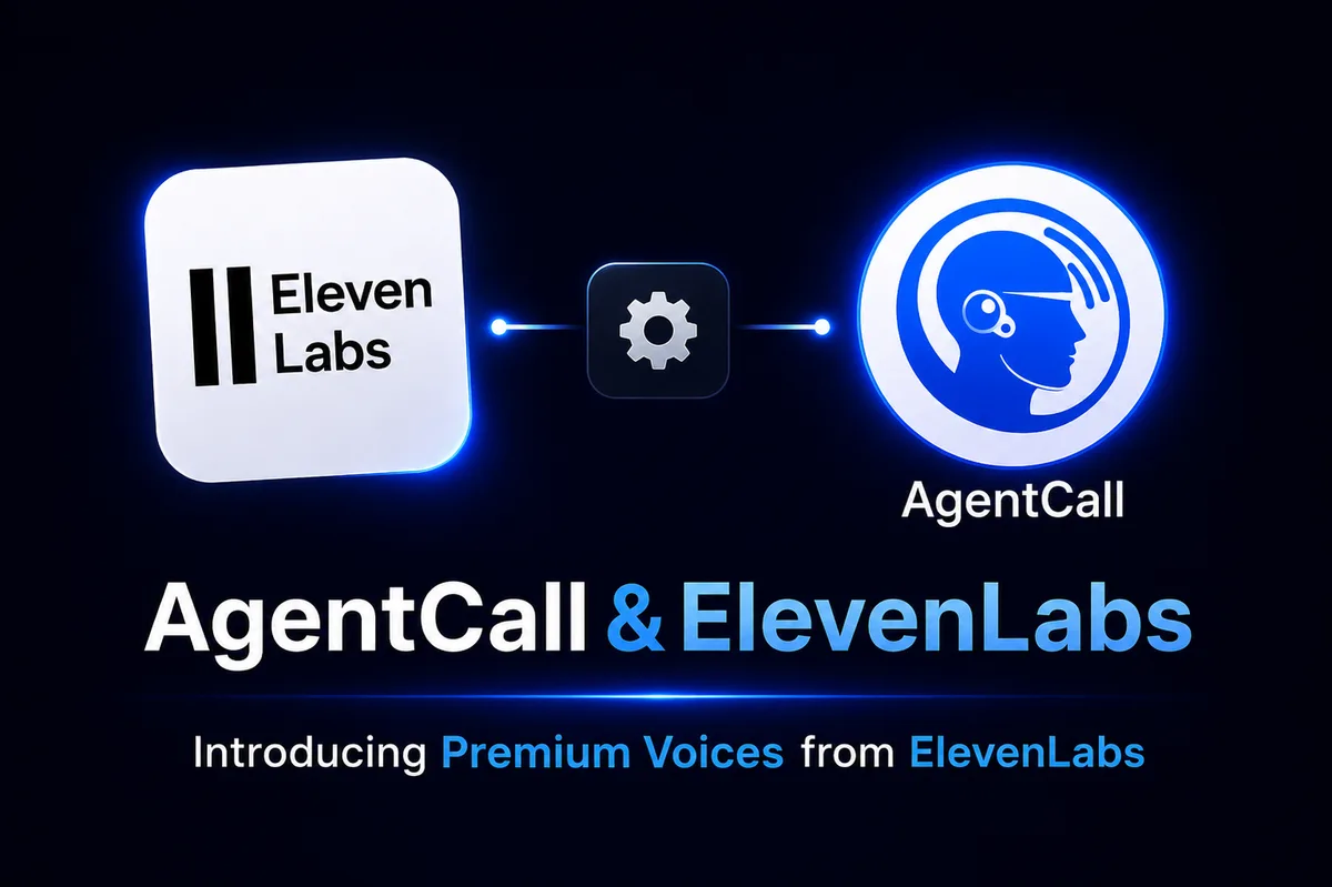 AgentCall & ElevenLabs — Introducing Premium Voice for your AI receptionist